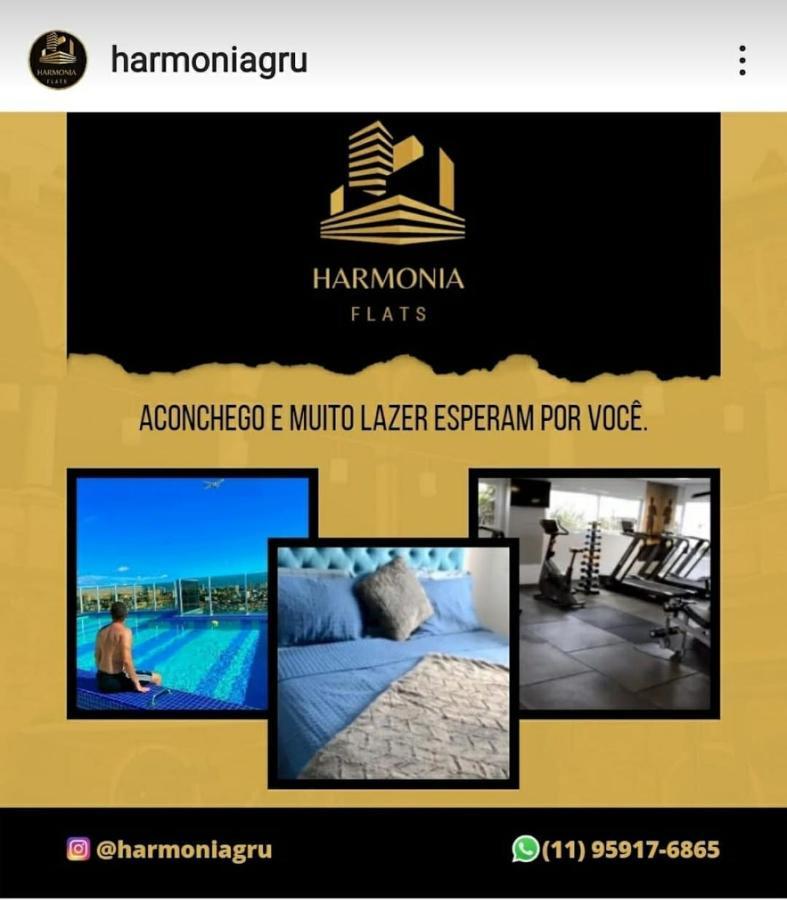 Terraco Harmony Flats Gru Aparthotel Guarulhos Bagian luar foto